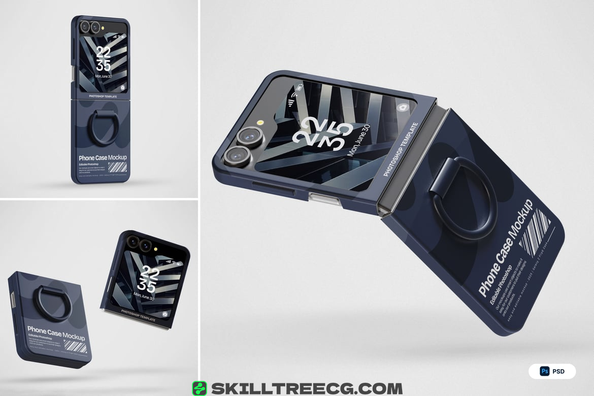 Phone Case Foldable Flip Mockup（936189）-技能树